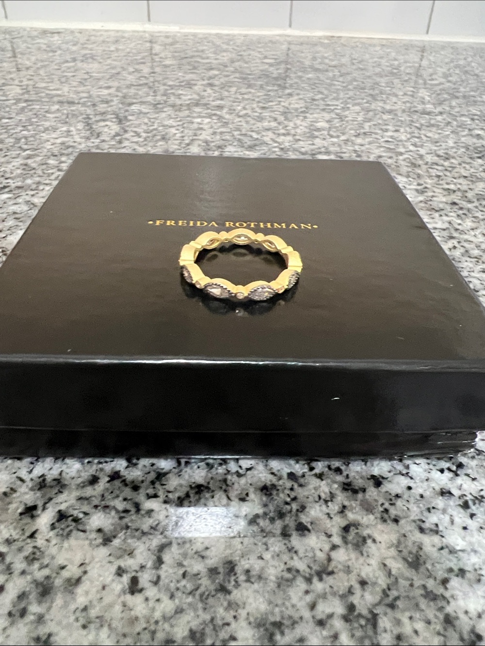 NWot Freida Rothman stackable ring size 9